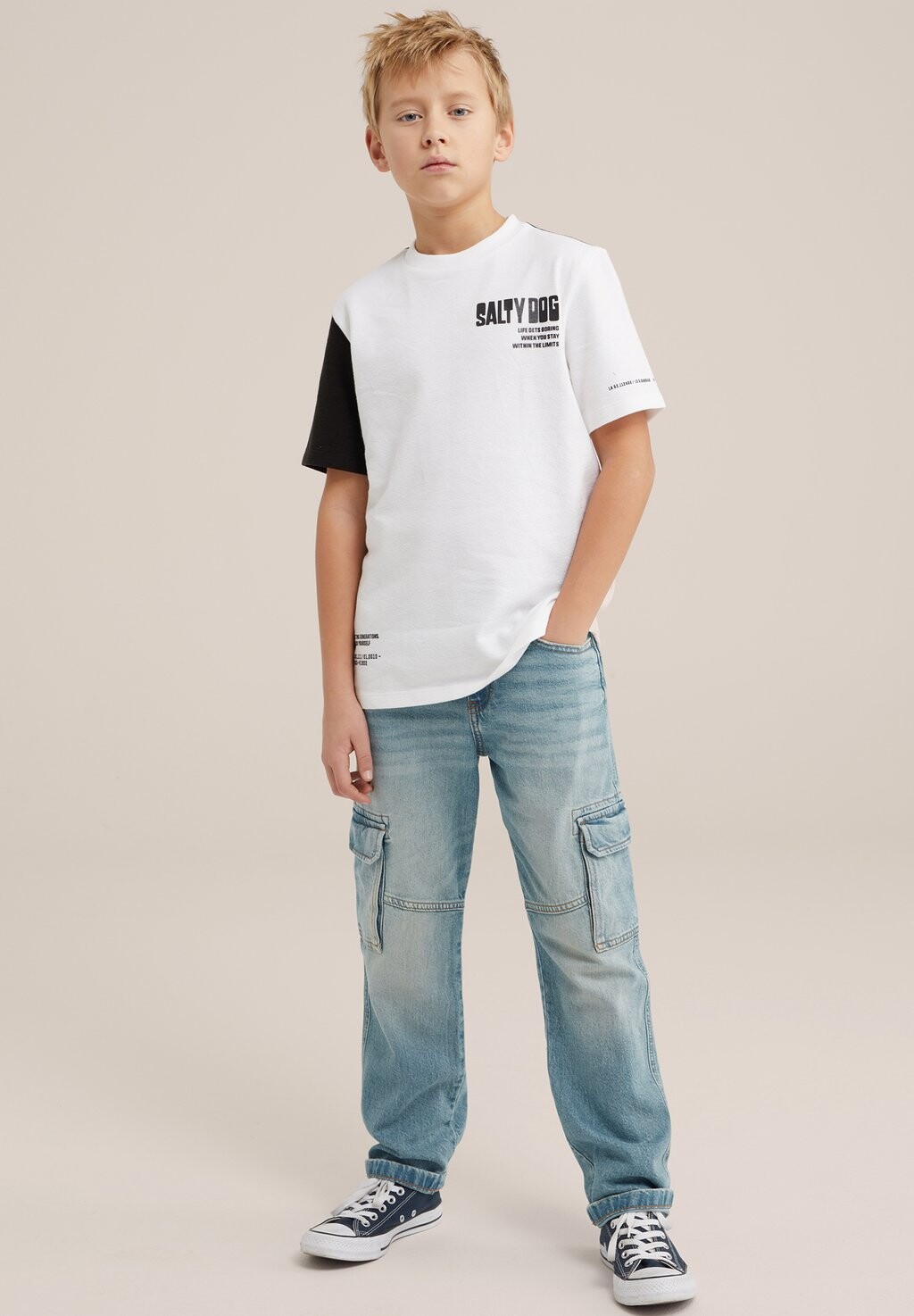 

Джинсы прямого кроя SALTY DOG WE Fashion, цвет blue