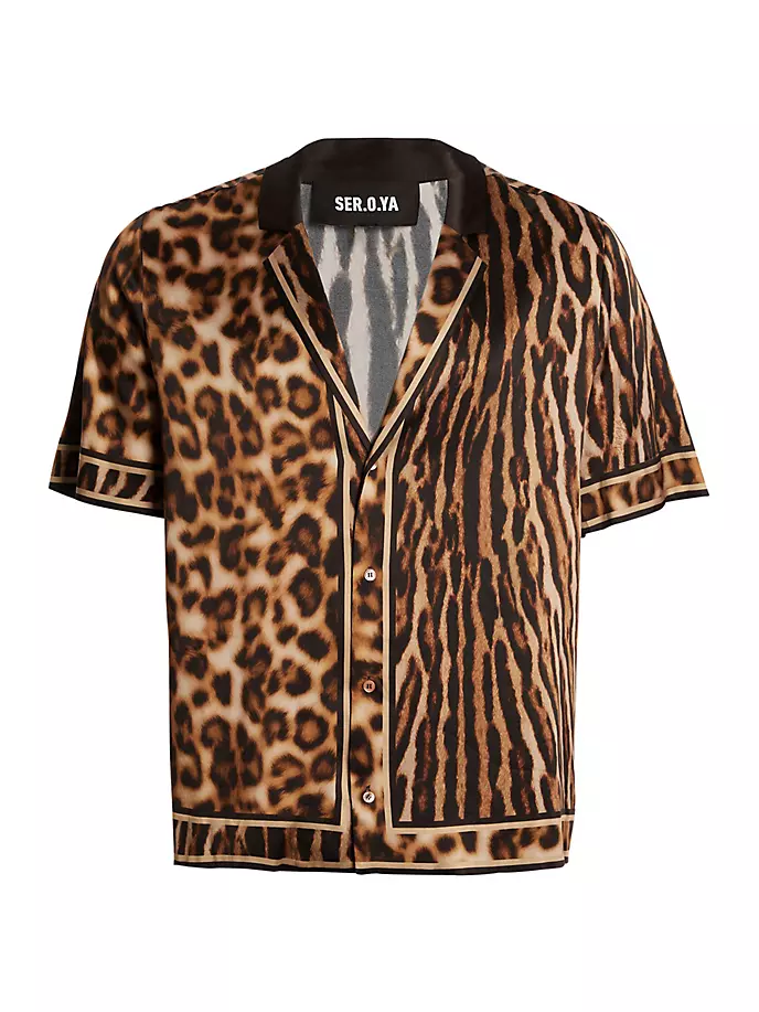 Рубашка Уайли Ser.O.Ya, цвет brown leopard чемодан 13128 3041 26 brown leopard fashion spinner m 3041 brown leopard