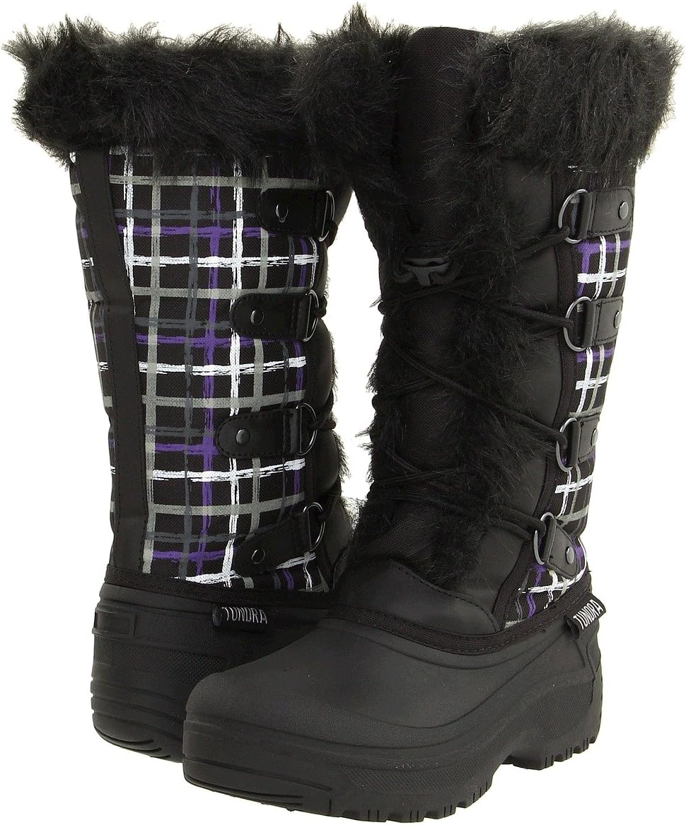 ботинки mols boots sannata цвет 4081 potent purple Зимние ботинки Diana Tundra Boots, цвет Black/Purple