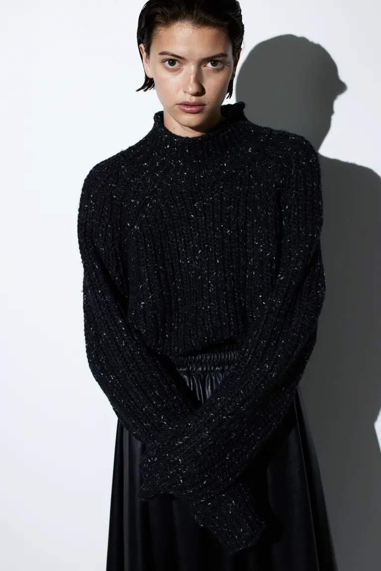 

Вязаная кофта H&M, серый
