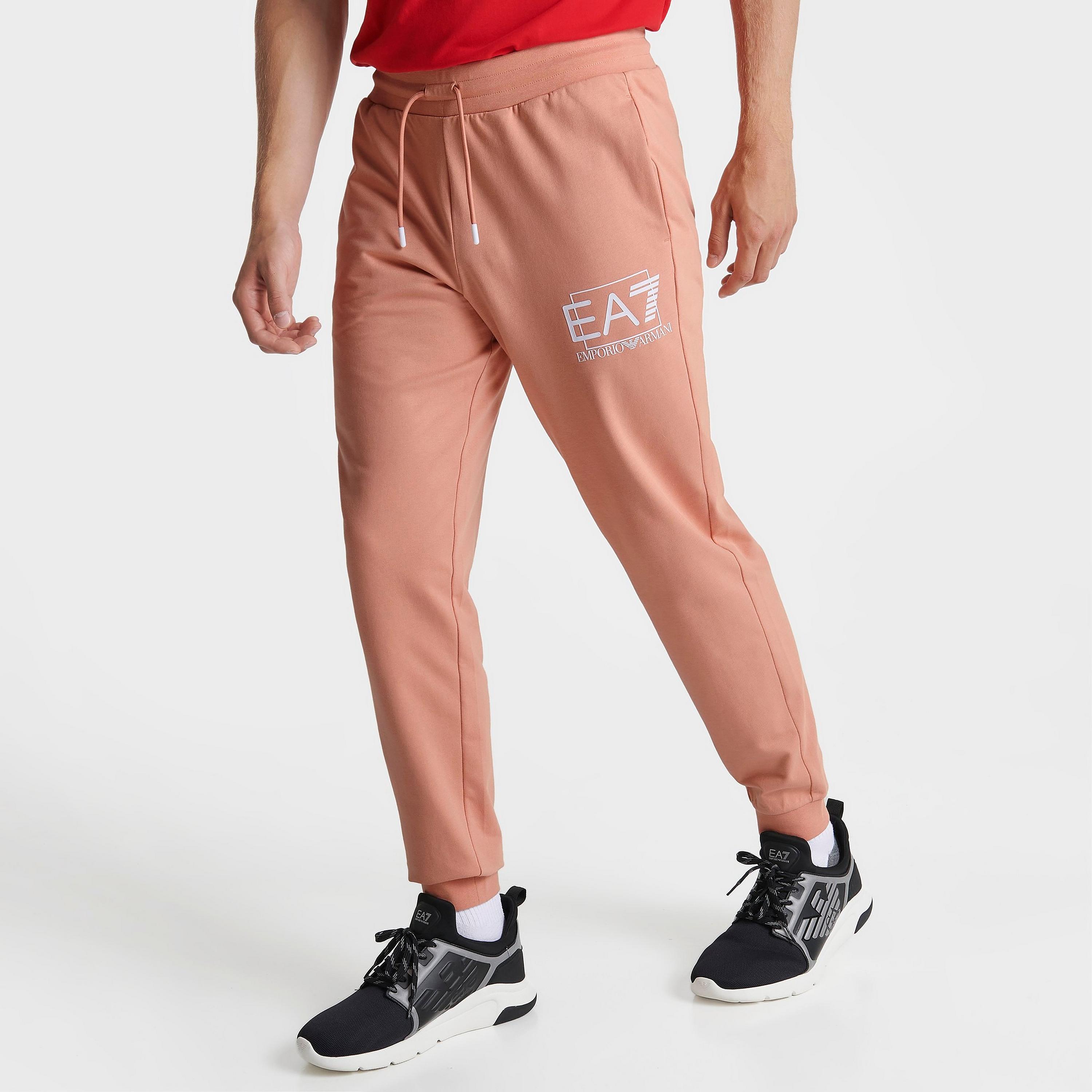 Заказать Мужские брюки-джоггеры с шлейфом Emporio Armani EA7, розовый –цены, описание и характеристики в «CDEK.Shopping»