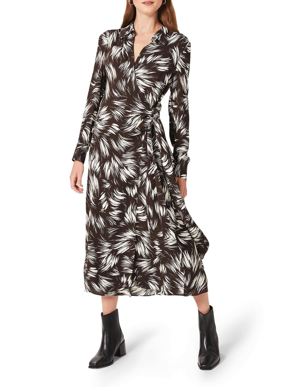 

Снежное платье Hobbs, коричневый
