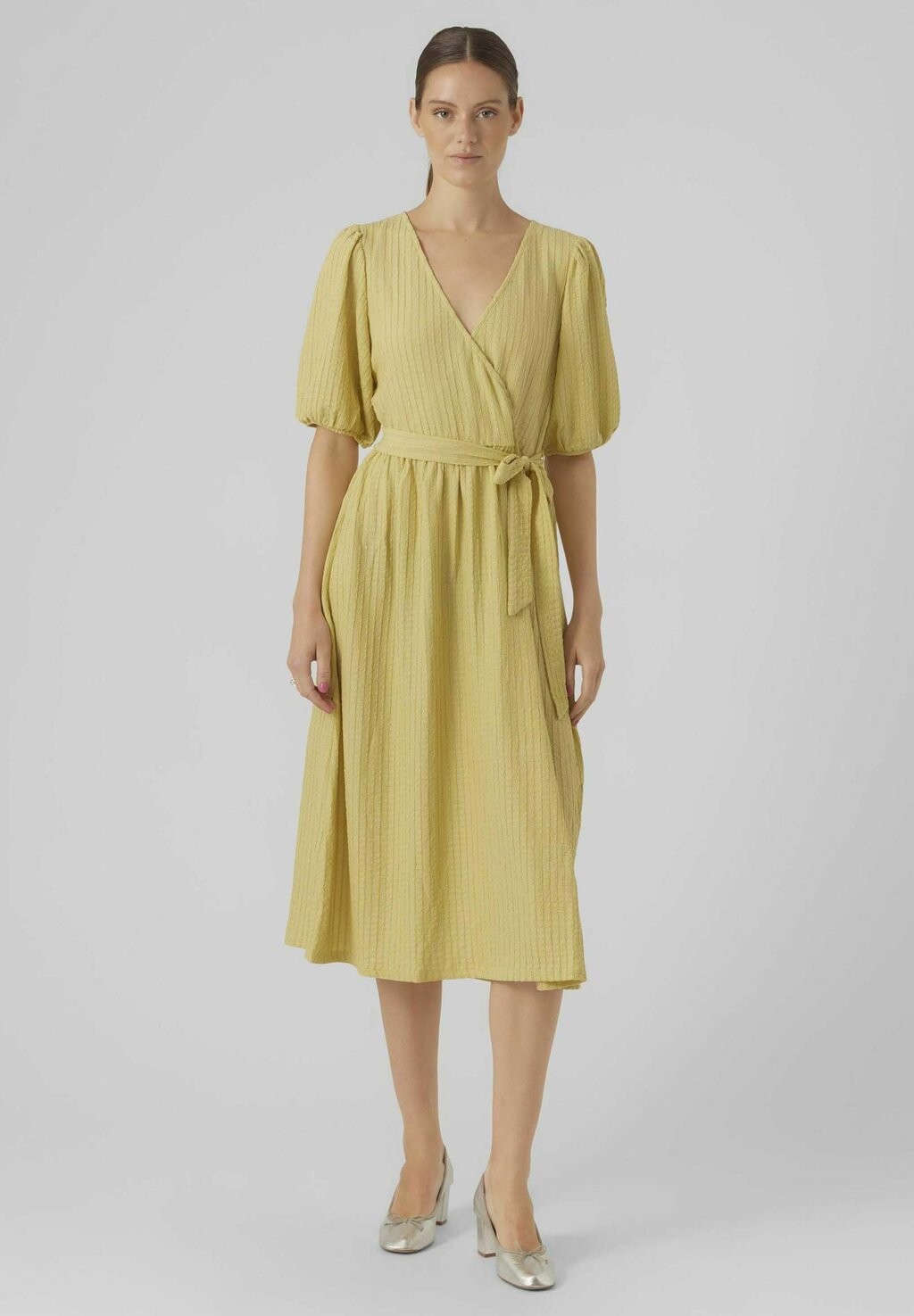 

Летнее платье Vmdiana 2/4 V-Neck Exp Vero Moda, цвет endive