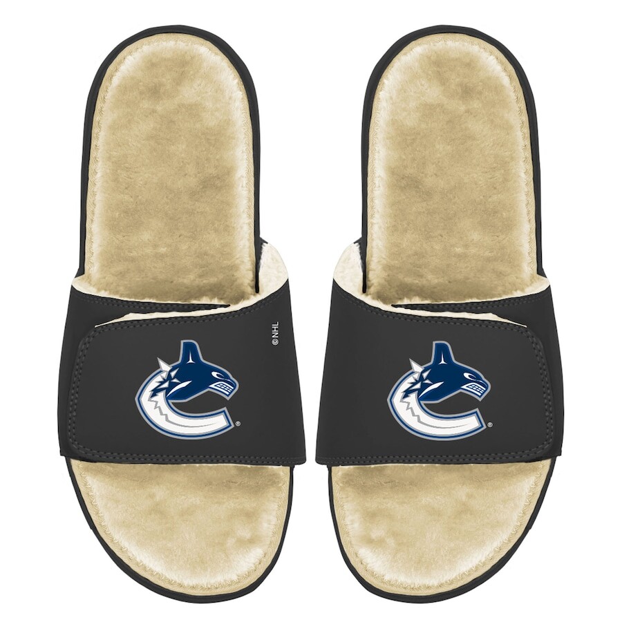 

Шлепанцы ISlide Vancouver Canucks, черный