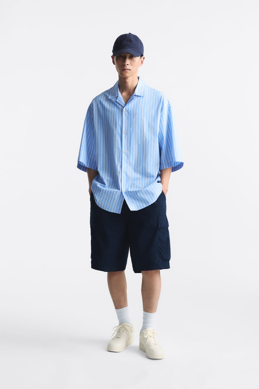 

Минималистичные ретро кроссовки ZARA, белый