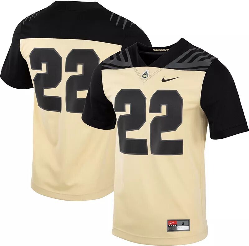 

Мужское футбольное джерси Nike Purdue Boilermakers #22 Gold Untouchable Game