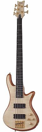 цена Басс гитара Schecter Stiletto Custom-5 RH 5-String Electric Bass-Natural Satin 2541