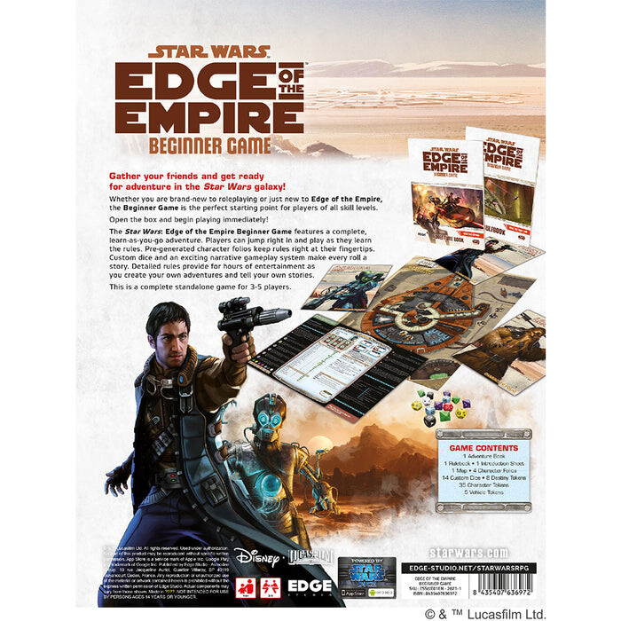 

Ролевая игра Edge Studios Star Wars - Edge Of The Empire RPG - Beginner's Box