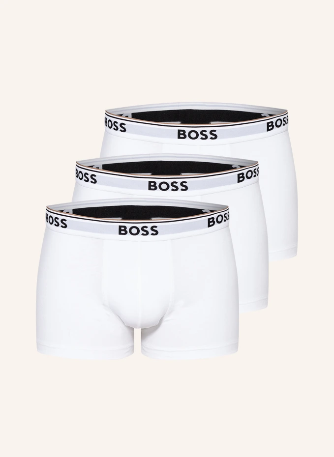 

Комплект из 3 боксеров Boss, белый