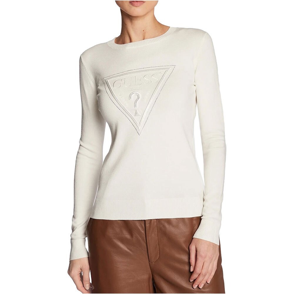 

Свитер Guess Iconic Round Neck, белый