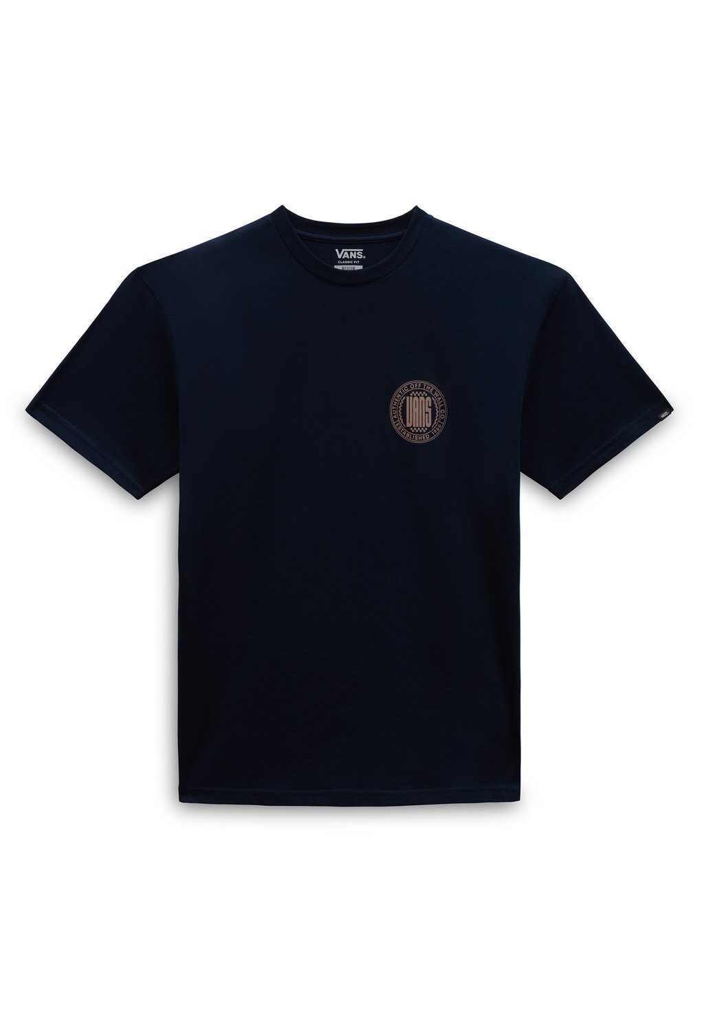 

Футболка с принтом Circle Racer Lockup Ss Vans, цвет navy