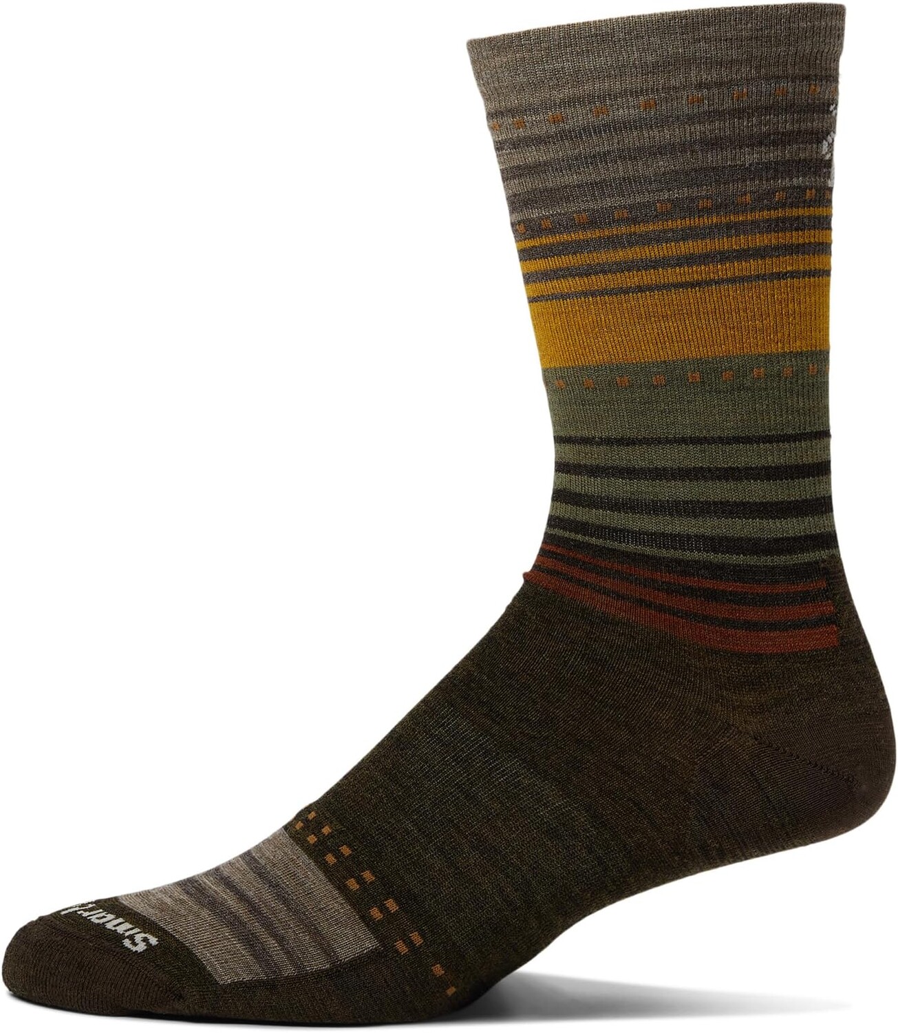 

Крючок с полосками на каждый день Smartwool, цвет Military Olive