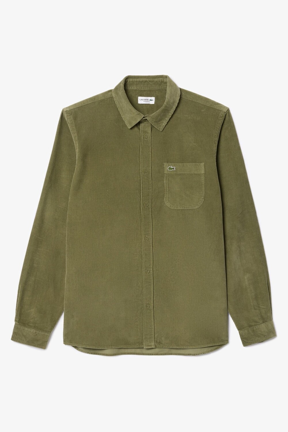 

Вельветовая рубашка Lacoste, зеленый