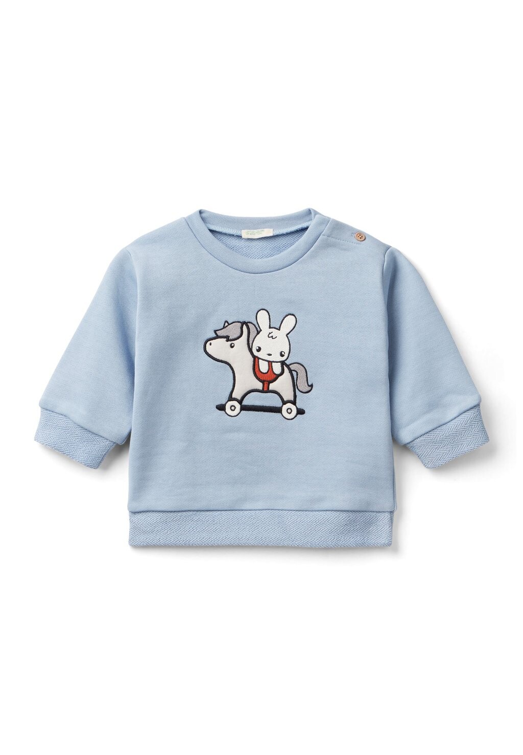 

Толстовка WITH BUNNY EMBROIDERY United Colors of Benetton, цвет blue