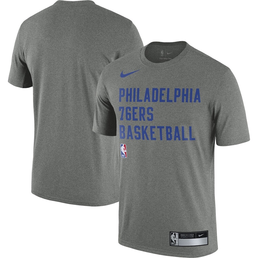 

Футболка с коротким рукавом Nike Philadelphia 76Ers, серый