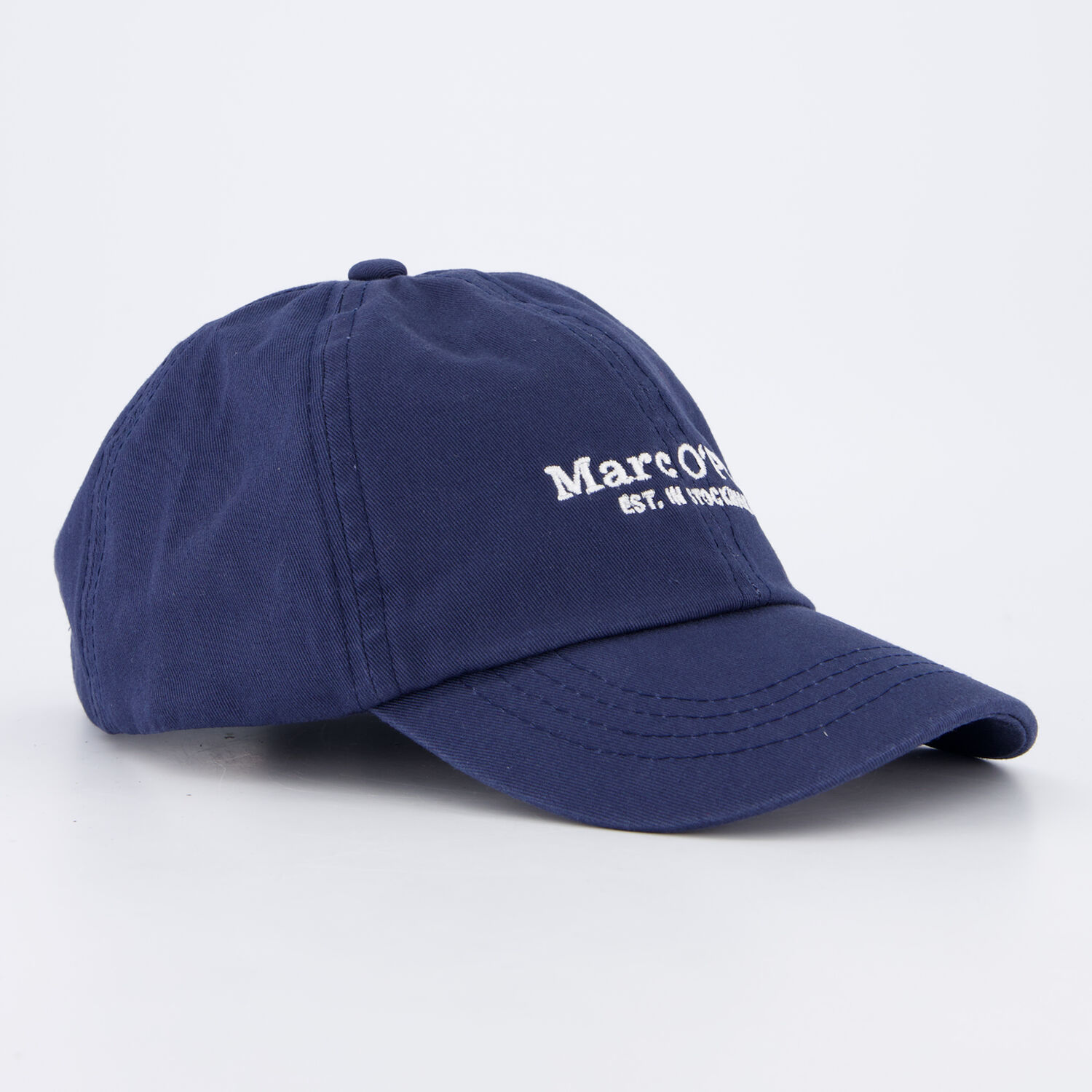 Темно-синяя кепка с вышитым логотипом Marc O'Polo