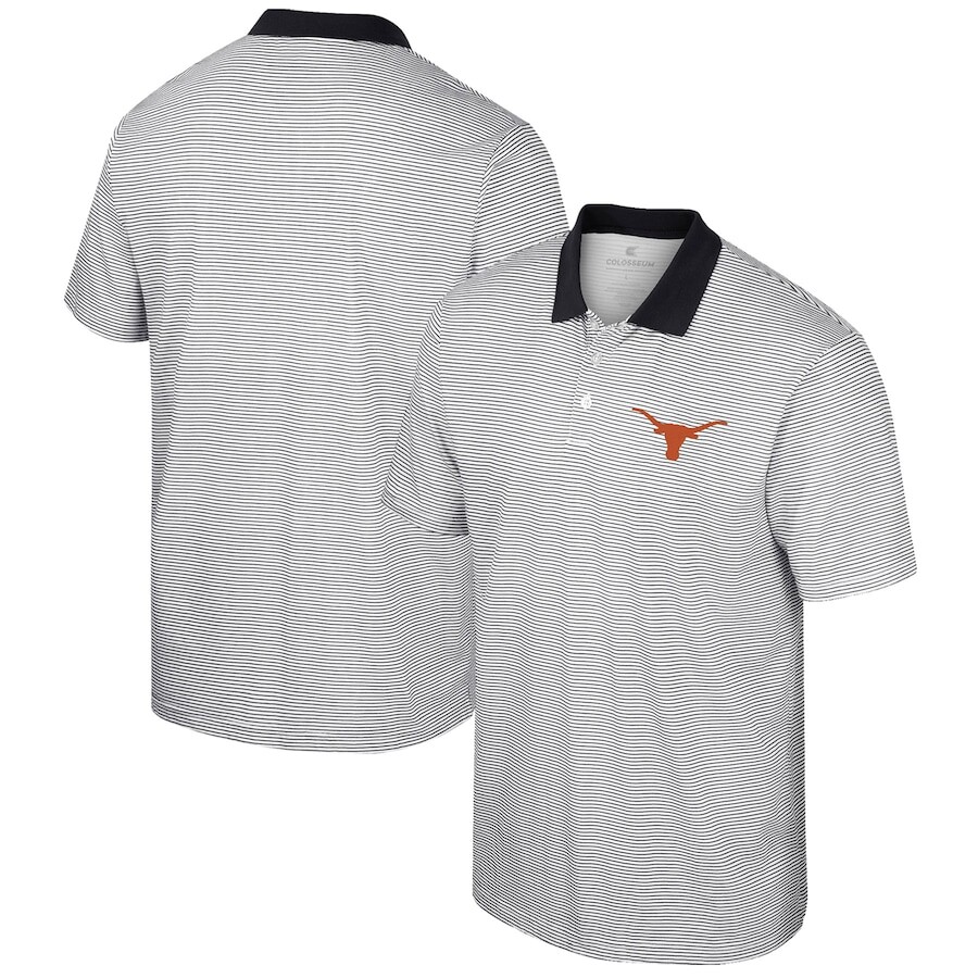 

Поло с коротким рукавом Colosseum Texas Longhorns, белый