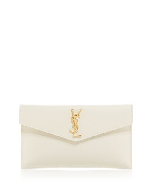 

Аптаун Клатч Saint Laurent, цвет White