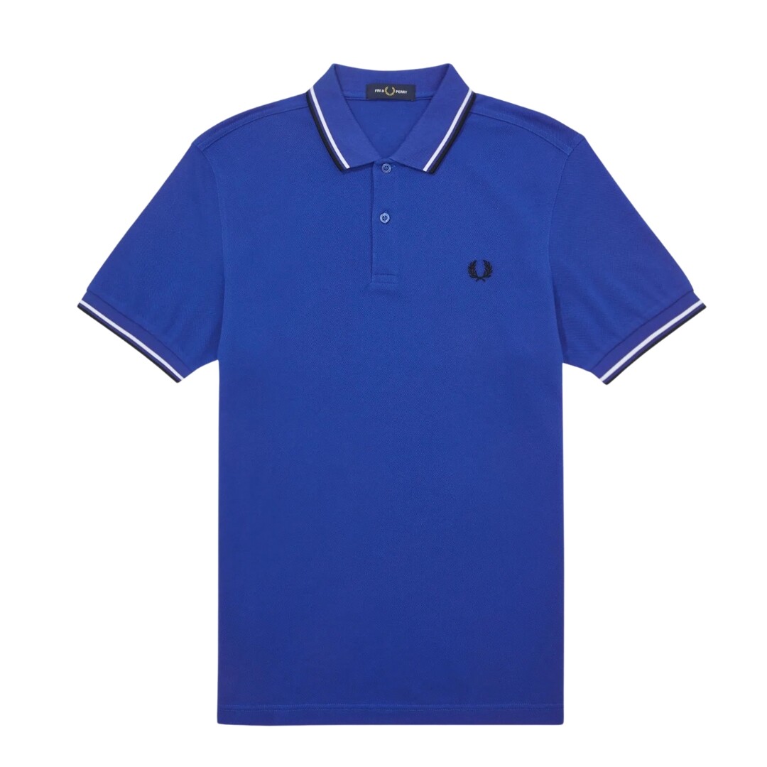 

Рубашка поло с двумя кончиками m3600 k86 es Fred Perry, синий