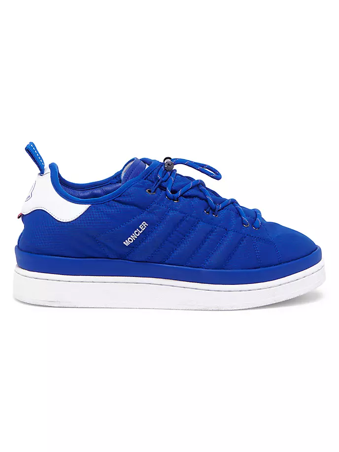 

Кожаные низкие кеды Campus Moncler x adidas Originals Moncler Genius, синий