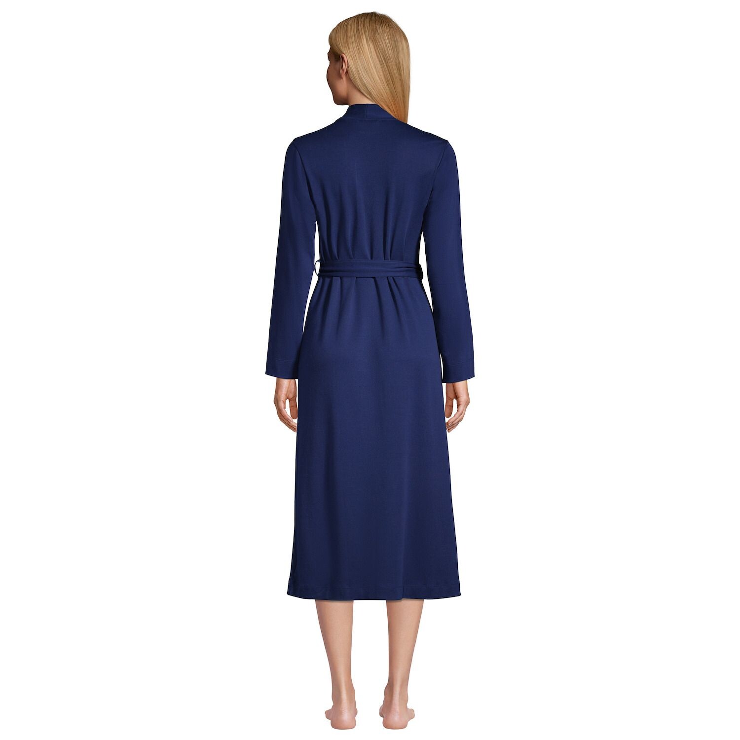 

Женский длинный хлопковый халат Lands End Supima Lands' End