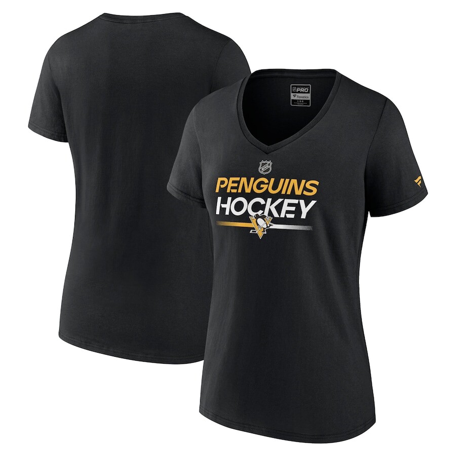 

Футболка с коротким рукавом Fanatics Branded Pittsburgh Penguins, черный