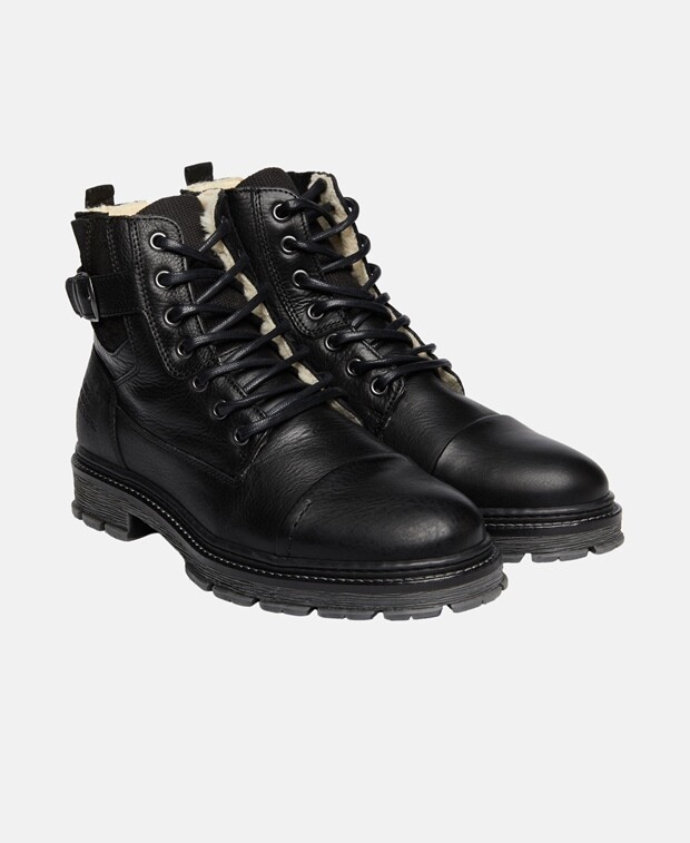 

Телячьи сапоги Bullboxer, цвет Caviar Black