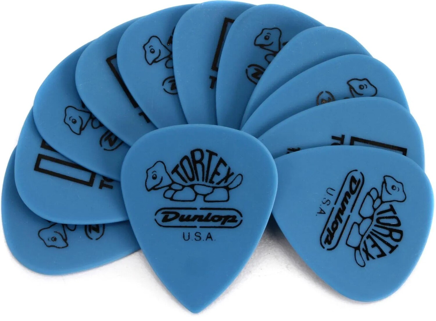 

Медиаторы для гитары Dunlop Tortex TIII — 1,00 мм, синие (12 шт. в упаковке)