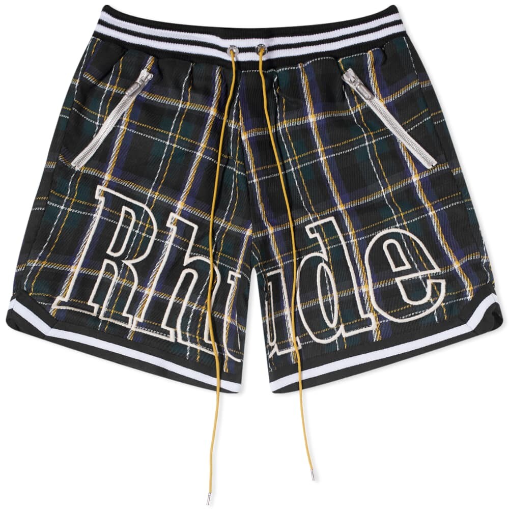 

Фланелевые шорты Rhude с логотипом, мультиколор