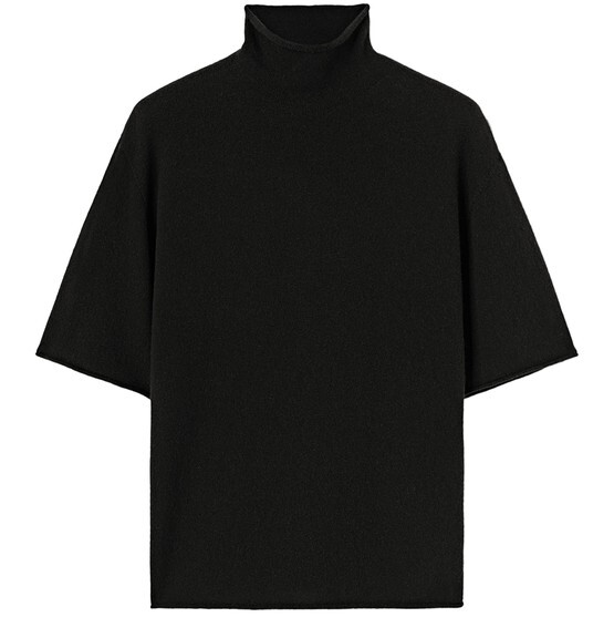 

Свитер с высоким воротником Jil Sander, черный
