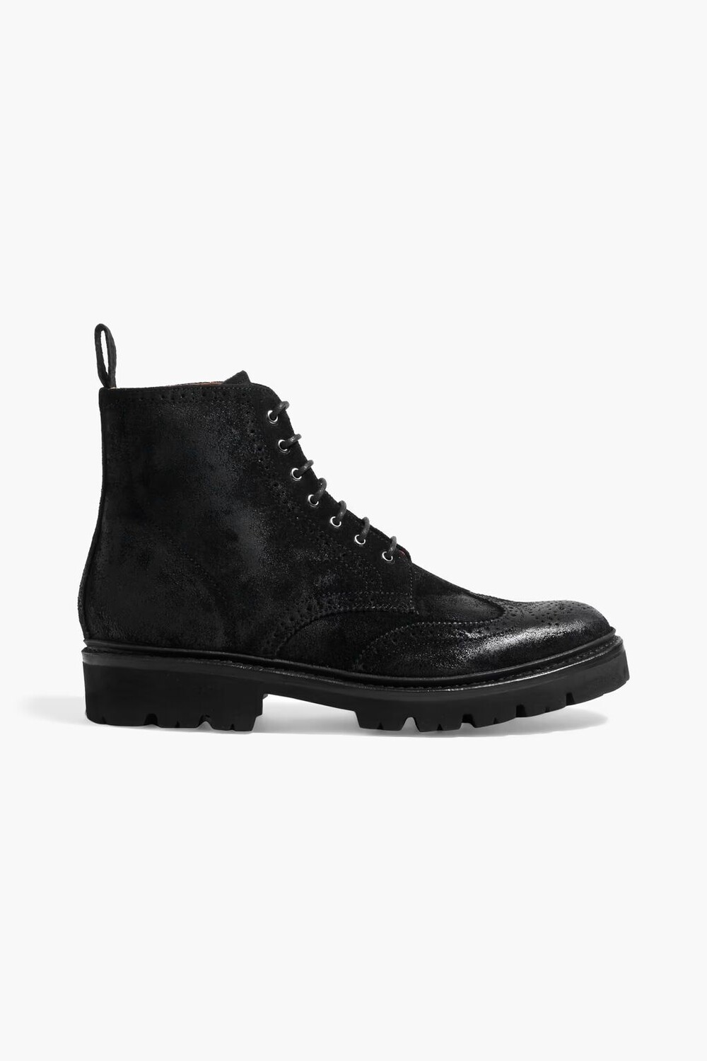 

Ботильоны Emmaline из потертой замши Grenson, черный