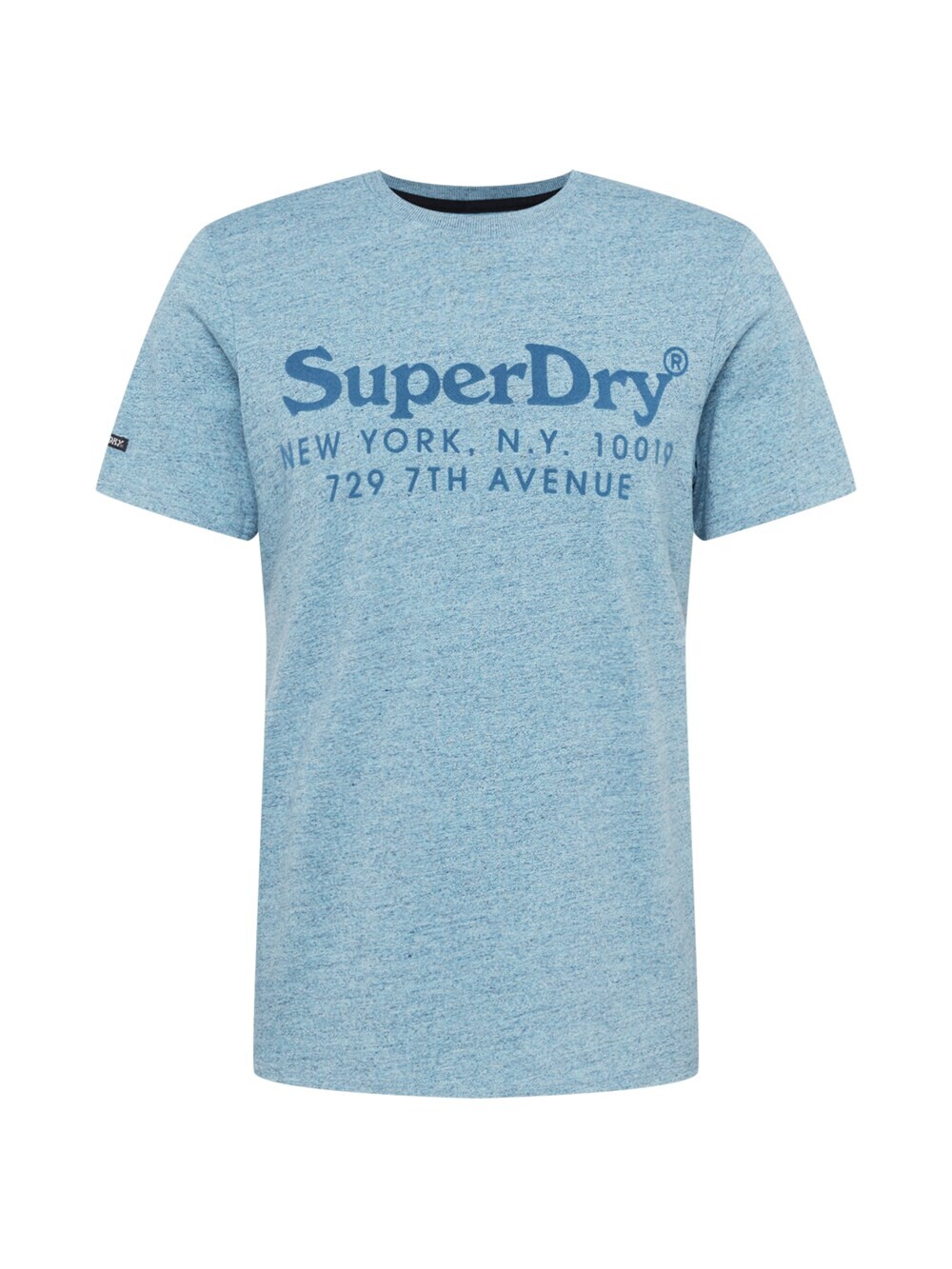 

Футболка Superdry, голубой/пестрый синий