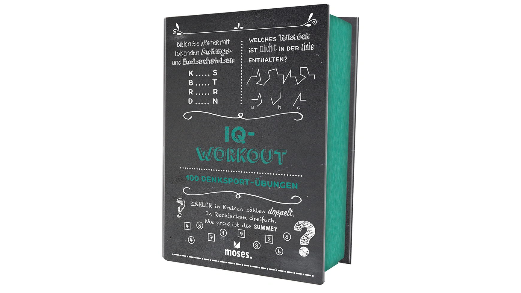 Moses Коробка-викторина Тренировка IQ обучающая книга iq викторина изобретения