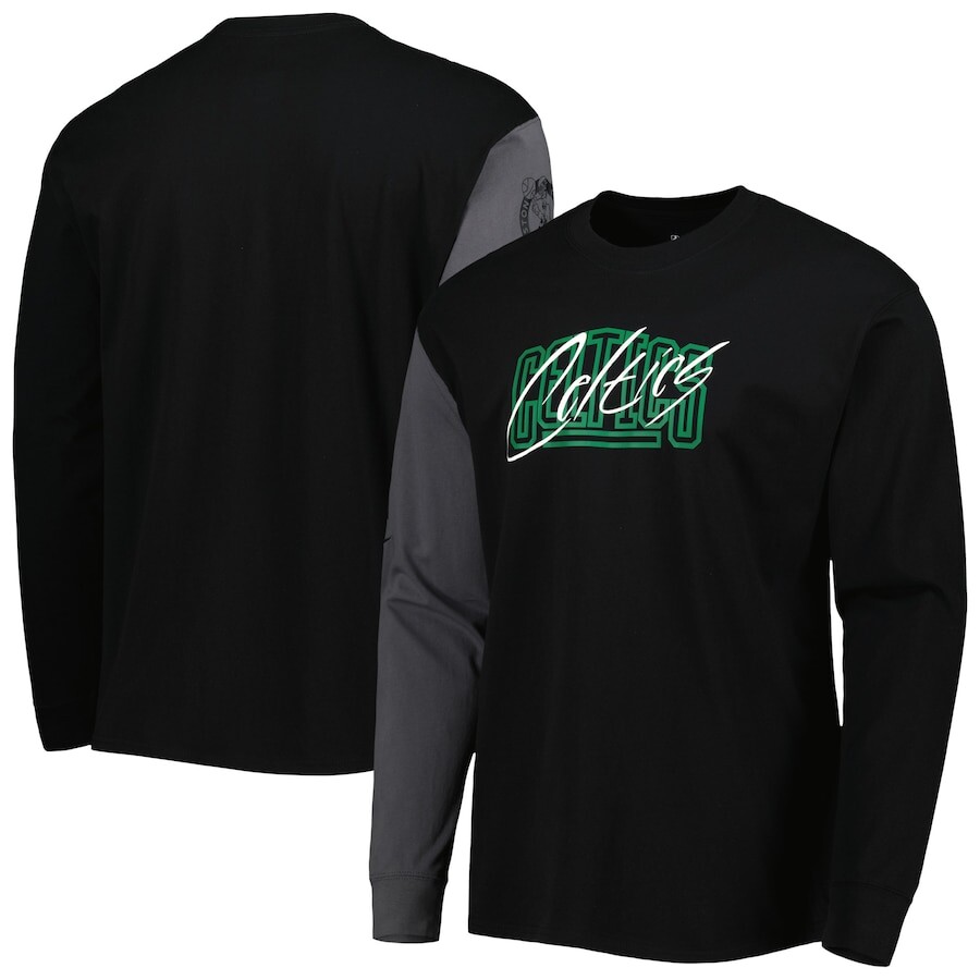 

Футболка с длинным рукавом Nike Boston Celtics, черный