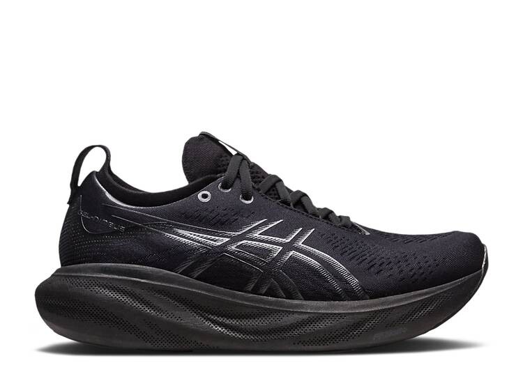 Кроссовки ASICS WMNS GEL NIMBUS 25 'TRIPLE BLACK', черный кроссовки wmns gel nimbus 25 black reborn blue asics черный