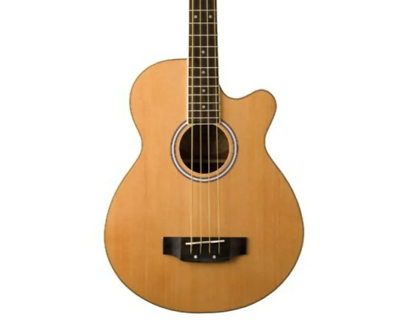 Басс гитара Washburn AB5 Cutaway Acoustic Electric Bass Guitar. Natural акустическая гитара crafter hd 100 op n natural