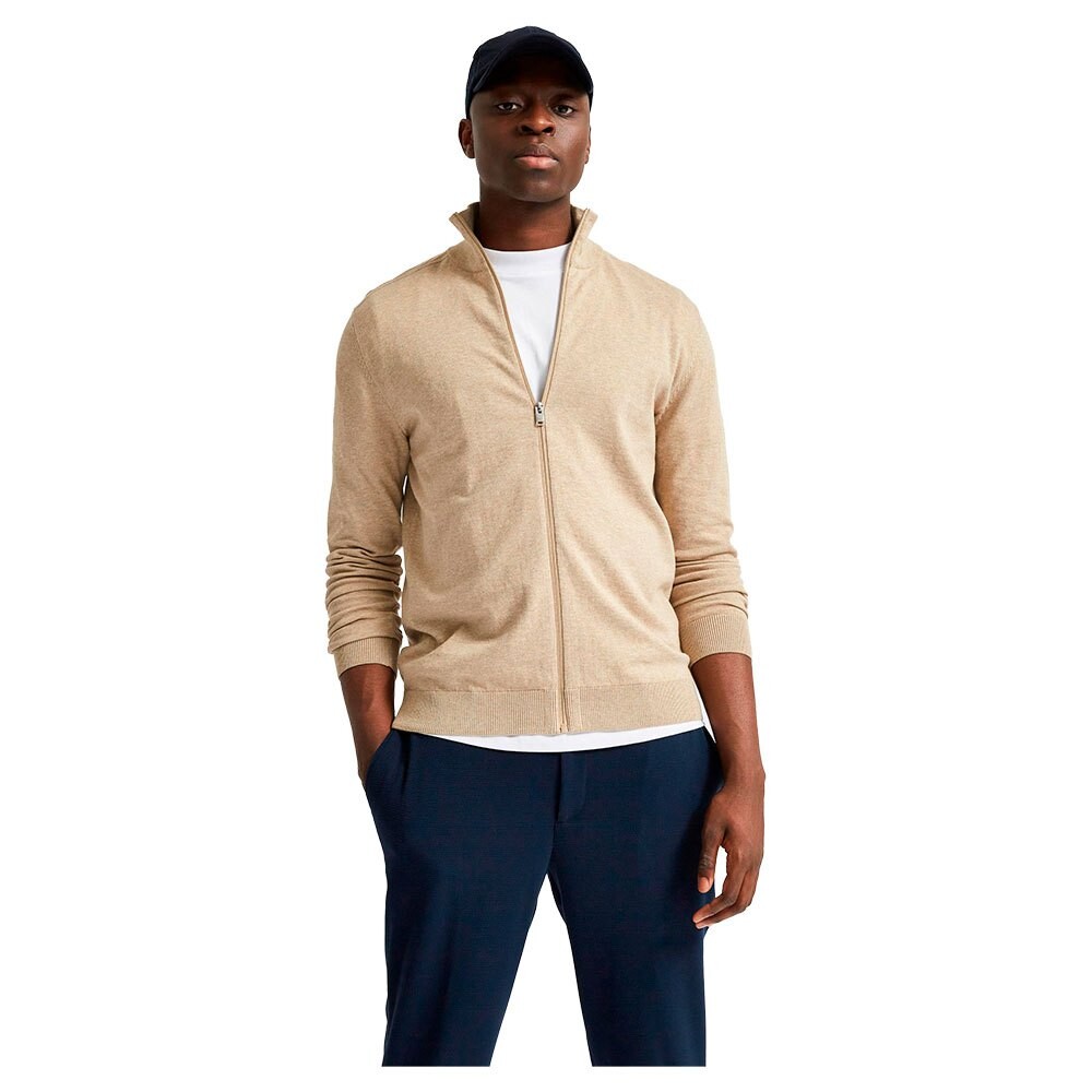 

Кардиган Selected Berg Full Zip, бежевый