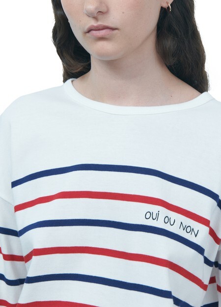 

Бретонская рубашка Montpar "oui ou non" Maison Labiche