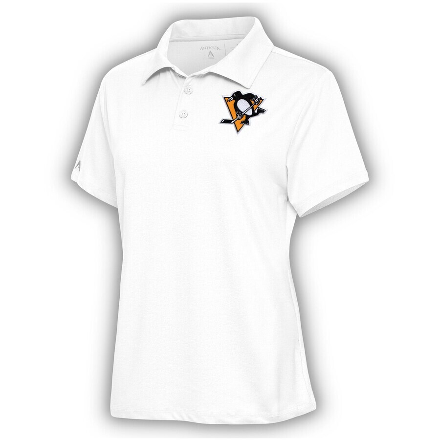 

Поло с коротким рукавом Antigua Pittsburgh Penguins, белый