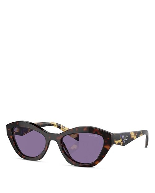 

PR A02SF Солнцезащитные очки-бабочки, 55 мм Prada, цвет Brown