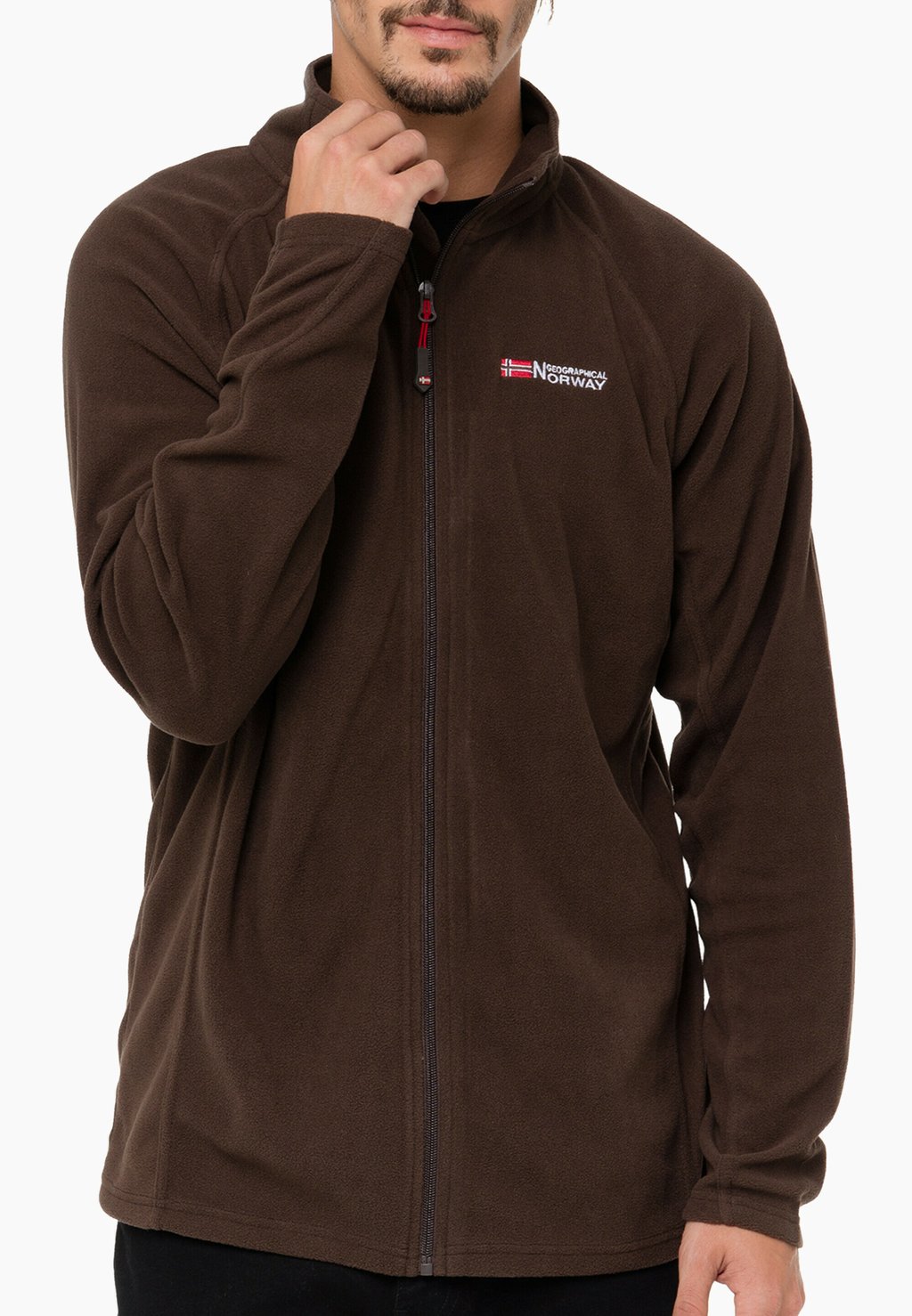 Флисовая куртка Geo Norway, коричневый