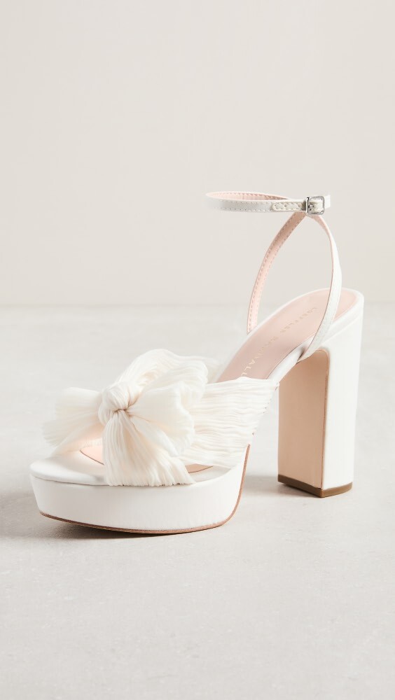 

Сандалии Loeffler Randall Natalia Platform Pleated Bow