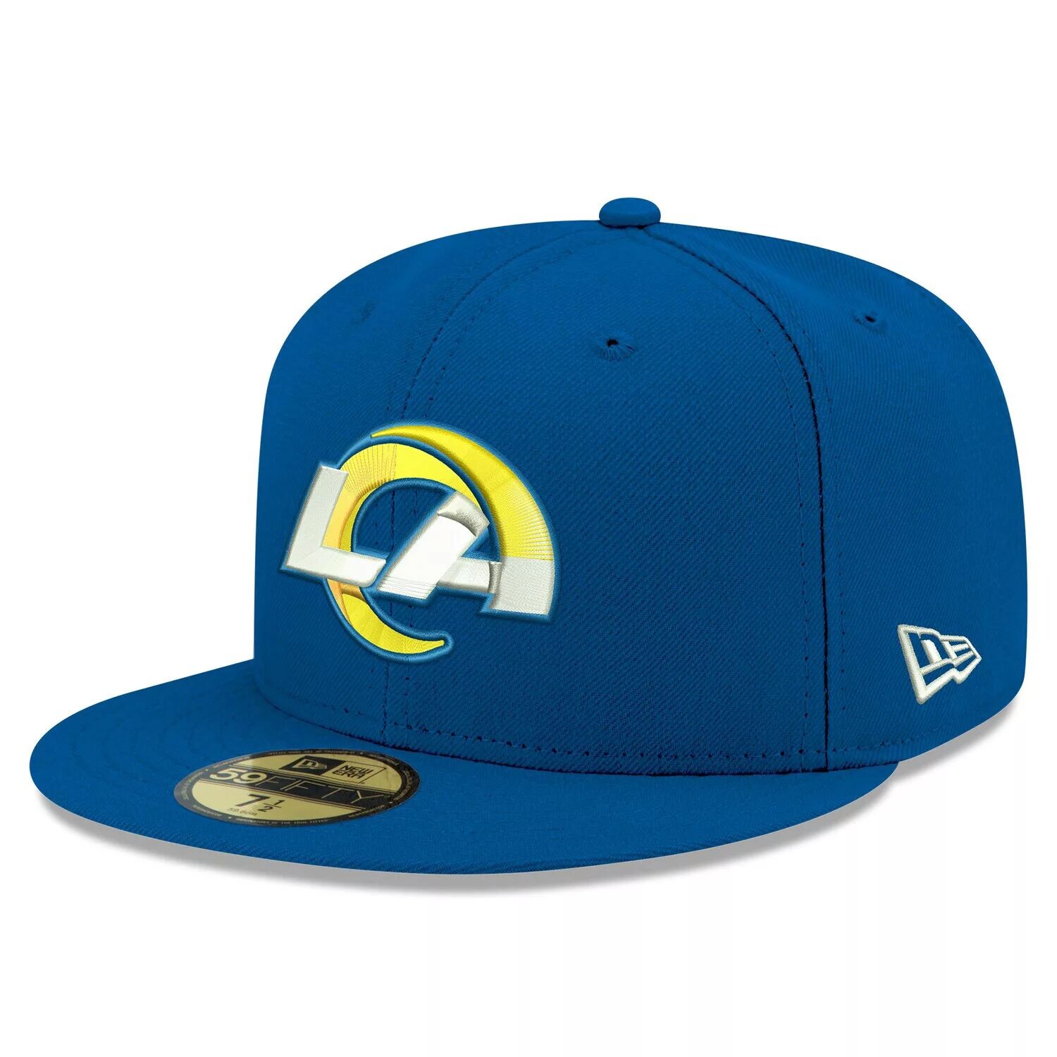 

Мужская приталенная кепка New Era Royal Los Angeles Rams Team Basic 59FIFTY