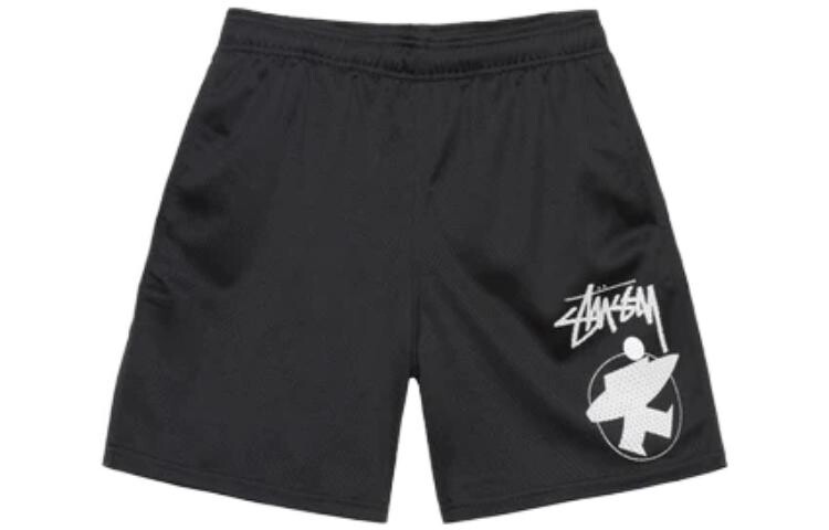 

Шорты-сетки Stüssy Surfman-print Stussy, красный
