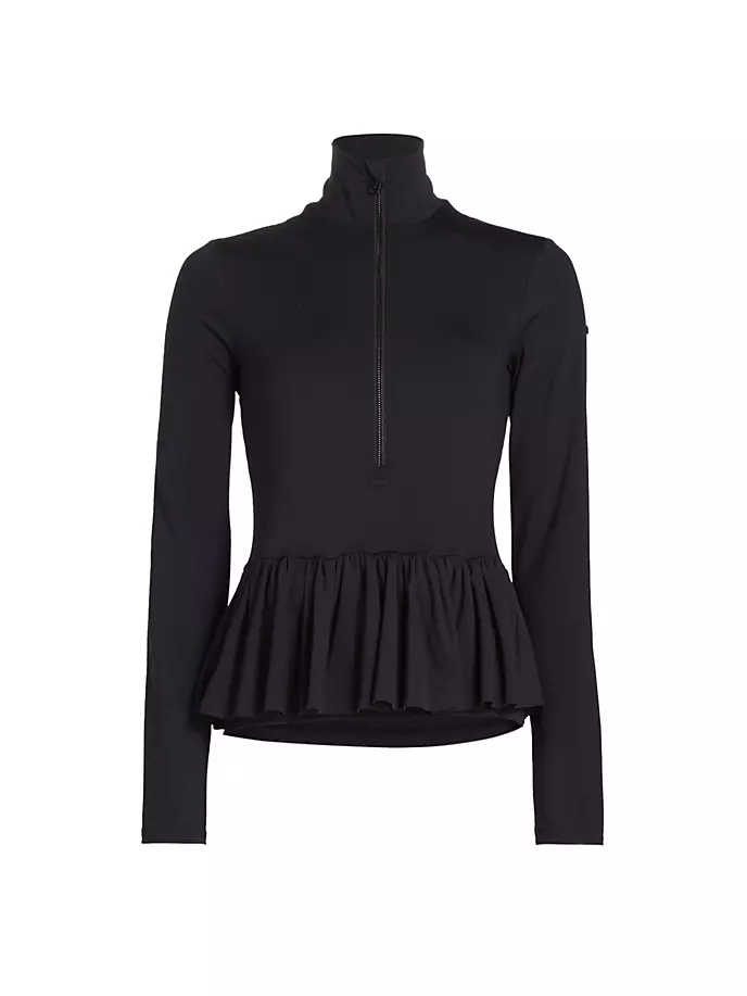 Лыжный пуловер-блузка Ballet Stretch Interlock Goldbergh, черный