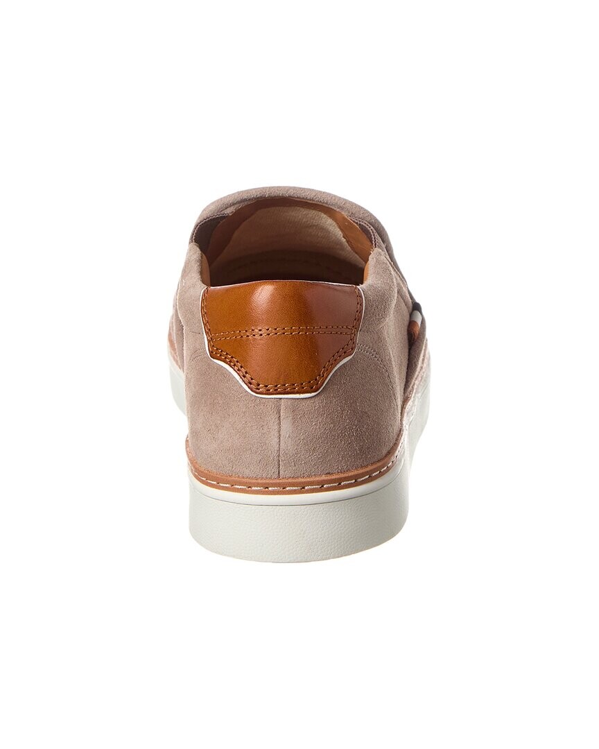 

Кроссовки-слипоны Allen Edmonds Alpha из плетеной замши, коричневый