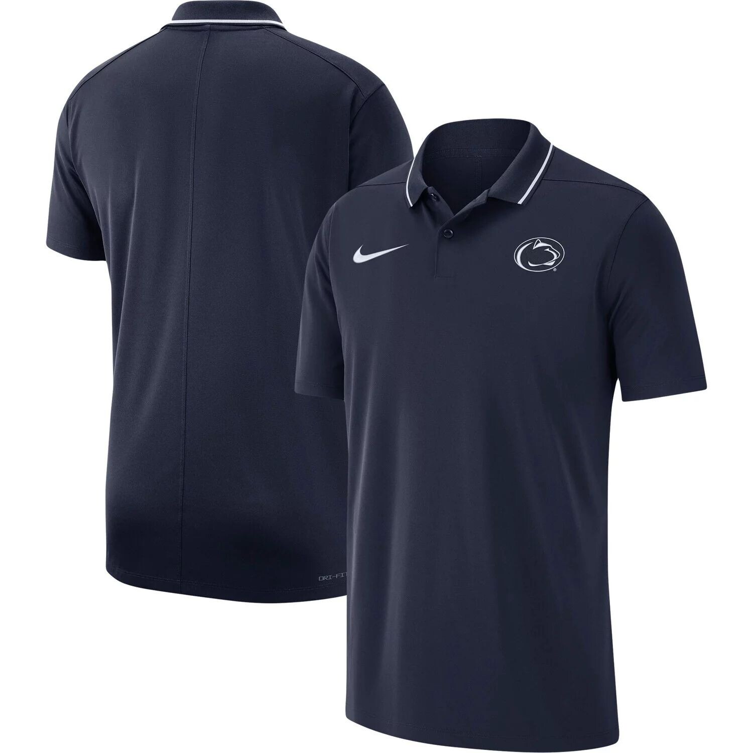 

Мужское поло темно-синего цвета Penn State Nittany Lions Coachs Performance Nike, Синий