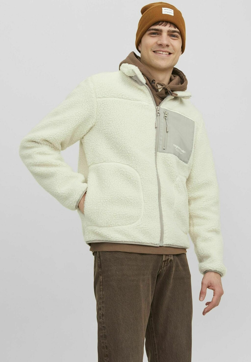

Толстовка Jack & Jones БРОМ МИТ ШТЕХКРАГЕН, цвет atmosphere