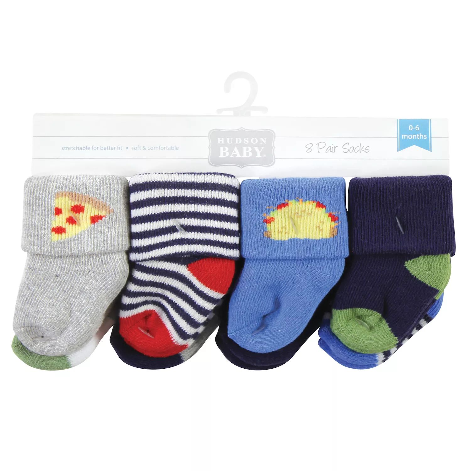 Хлопковые носки и махровые носки Hudson для мальчиков и новорожденных, снеки Hudson Baby