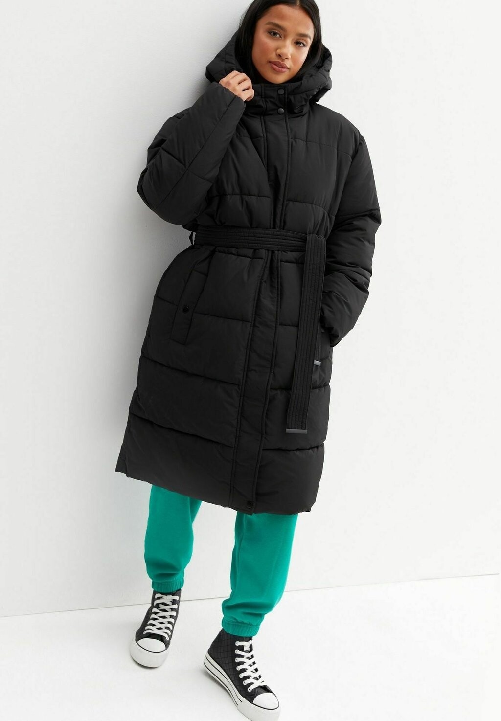 

Зимнее пальто New Look, черный